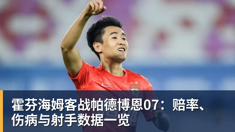 霍芬海姆客战帕德博恩07：赔率、伤病与射手数据一览